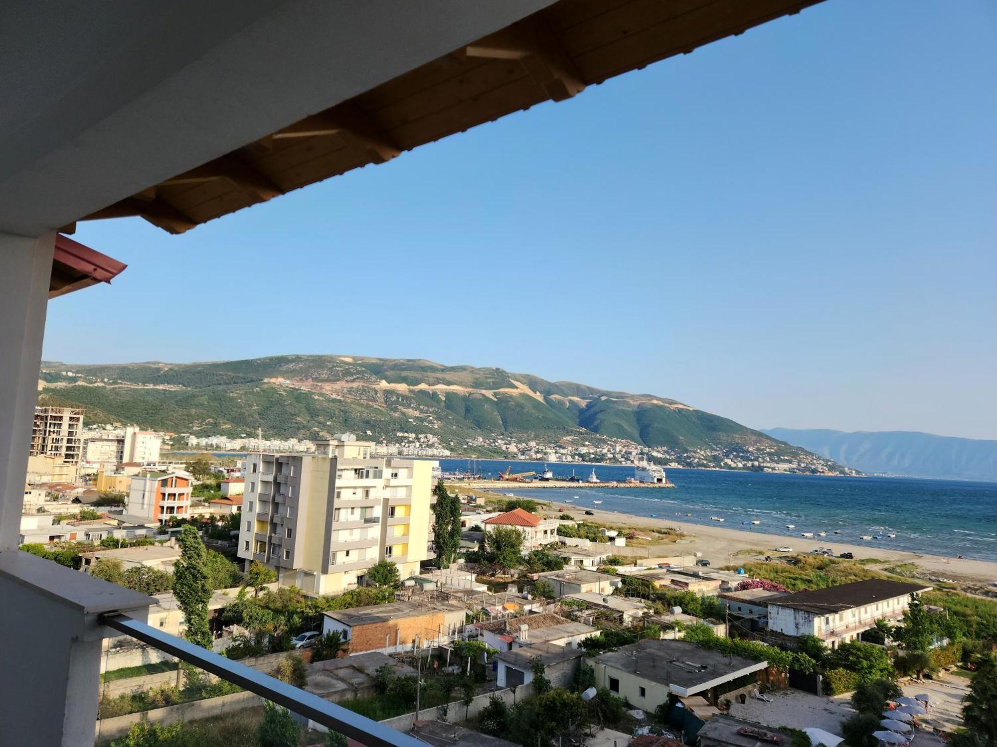 Panorama View Apt, 150M To Beach, 750M Lungo Mare Apartment Vlore Exterior photo